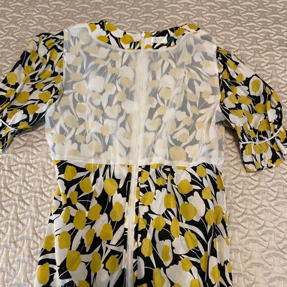 Like New! Rixo Ariel Silk Tulip Midi Dress Size S/P - Picture 9 of 11